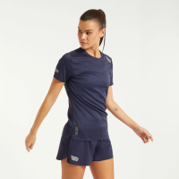 PRESSIO - Women - Elite SS Top - Navy/Silver